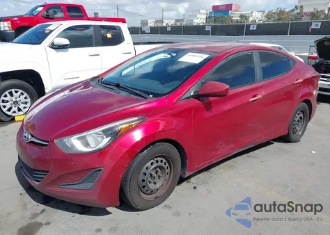 2016 Hyundai Elantra Se z USA, uszkodzony, nr VIN 5NPDH4AE2GH710221
